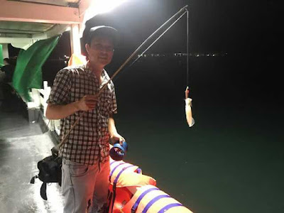 Mui Ne Night Squid Fishing On The Sea